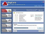 RegCure PC Registry Fixer screenshot